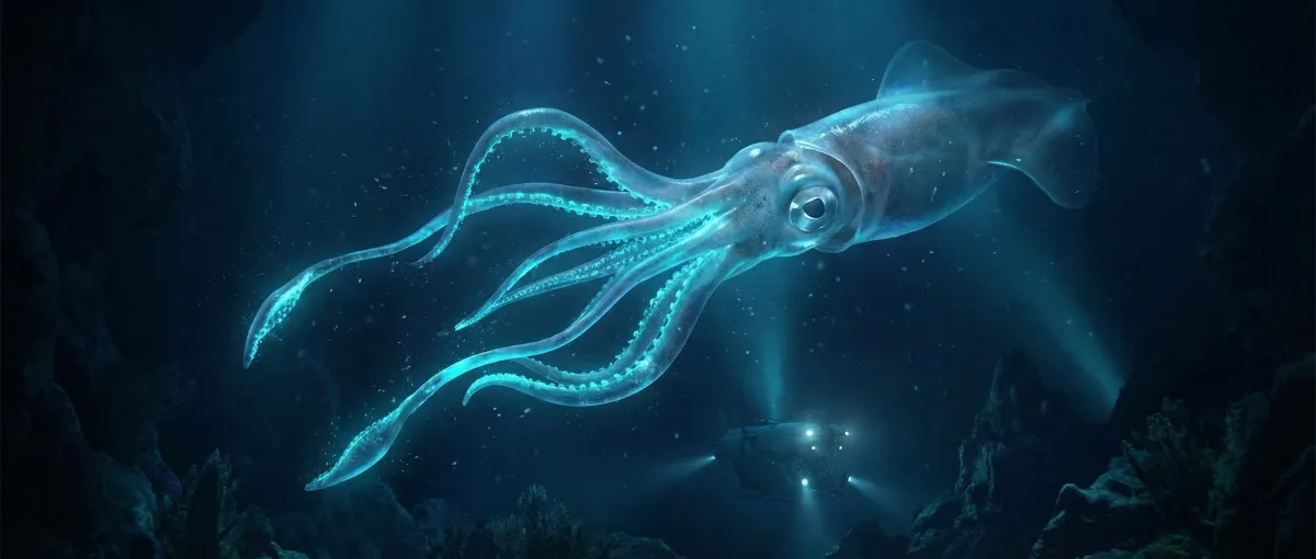 巨型透明乌贼深海影像 - 海角爆料