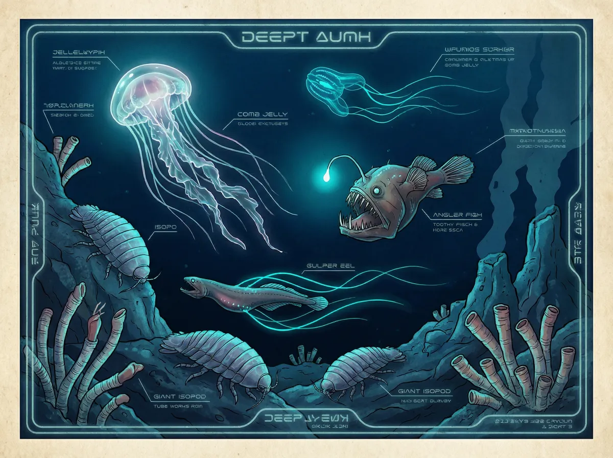 深海生物多样性图鉴 - 海角爆料